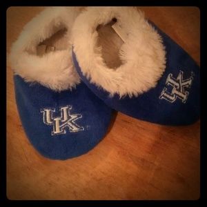 UK Wildcats Baby Moccasin Slippers